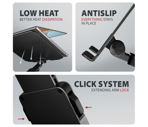 Axagon Podstawka STND-LRB z obrotem 360° do laptopów i tabletów - 1485482 - zdjęcie 7